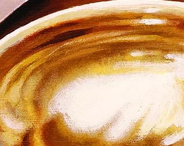 Фрагмент Капучино, газета, Милан