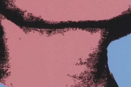 Фрагмент KIMIKO на голубом фоне