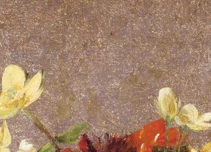 Фрагмент Композиция в зеленой вазе