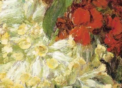 Фрагмент Композиция в зеленой вазе