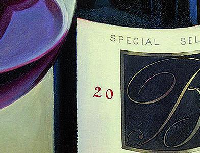 Фрагмент Красное вино на двоих