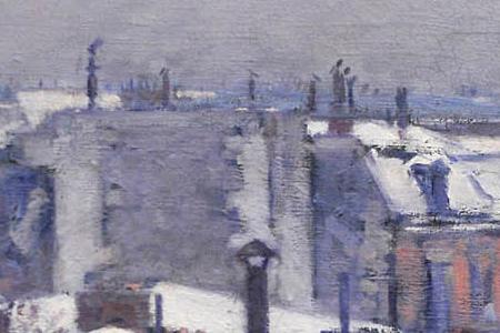 Фрагмент Крыши под снегом