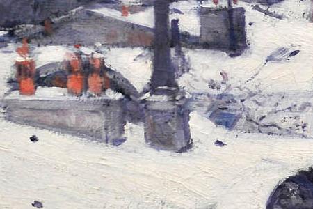 Фрагмент Крыши под снегом