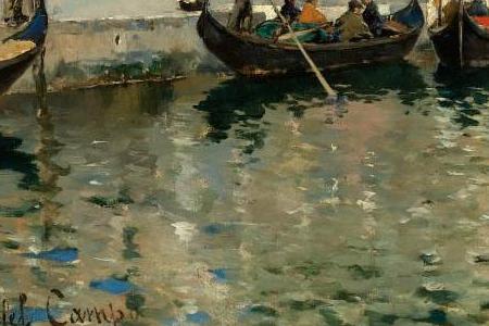 Фрагмент LA CHIESA GESUATI FROM THE CANALE DELLA GIUDECCA, VENICE