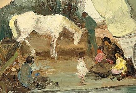 Фрагмент La halte des gitans