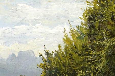 Фрагмент Lac L man pr s de Saint-Gingolph