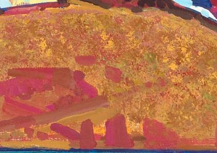 Фрагмент LAKE SILVAPLANA WITH BERNINA MOUNTAIN RANG