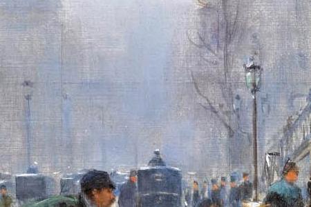 Фрагмент LE BOULEVARD SAINT-DENIS,PARIS