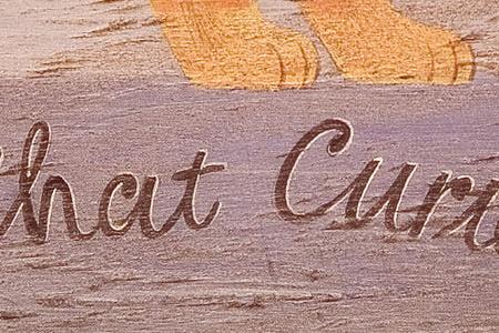 Фрагмент Le Chat Curieux