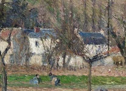 Фрагмент LE JARDIN DE MAUBUISSON PONTOISE LA MERE BELETTE