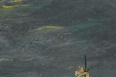 Фрагмент Le port de Marseilles