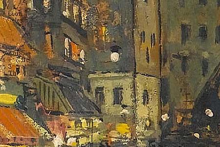 Фрагмент Le port de Marseilles