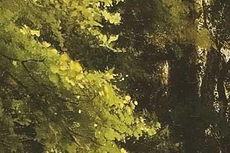 Фрагмент Лес. 1874.