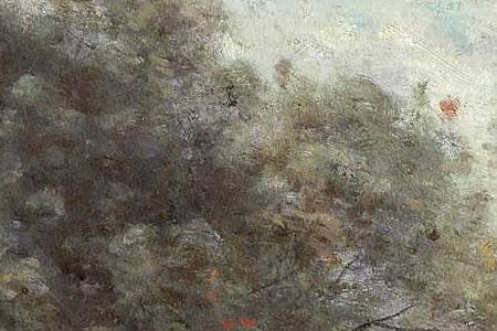 Фрагмент Les ch nes-verts dans la vall e