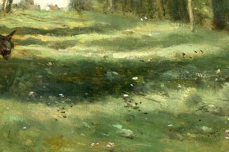 Фрагмент Лесной пейзаж