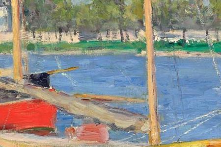 Фрагмент Лодки на Сене