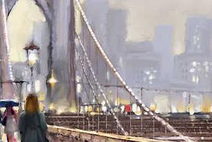 Фрагмент Лондон в дождь