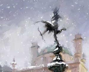 Фрагмент Лондонский вечер зимой