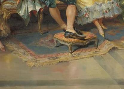 Фрагмент LOUIS XV IN THE THRONE ROOM