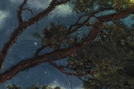 Фрагмент Луна над водой