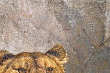 Фрагмент Львица и львята