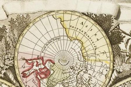 Фрагмент MAPPE-MONDE GEO-HYDROGRAPHIQUE OU DESCRIPTION GENERAL DU GLOBE