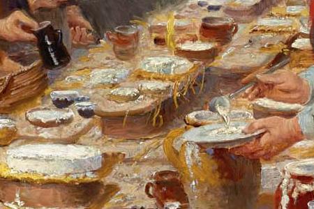 Фрагмент MARCHANDES DE CREME ET DE FROMAGE BLANC AUX