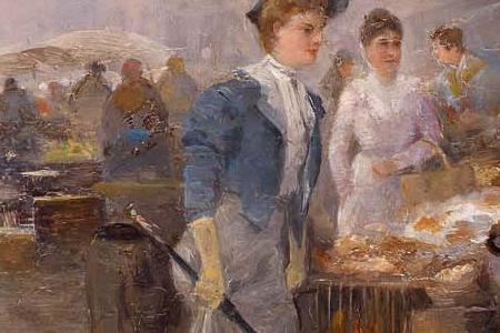 Фрагмент Market in Anvers