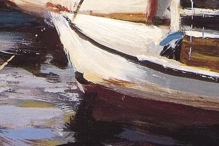 Фрагмент Mediterranean waterfront I.