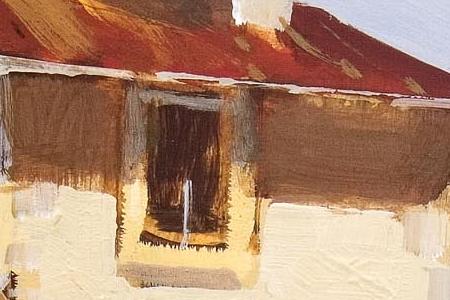 Фрагмент Mediterranean waterfront II.