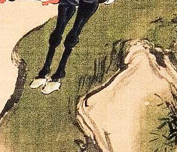 Фрагмент Минамото-но Есицунэ (Полководец).18 век.