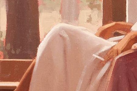 Фрагмент Model in White