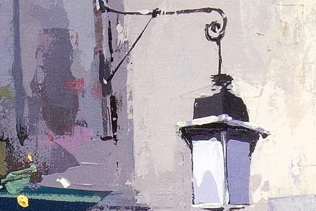 Фрагмент Monmartre village.