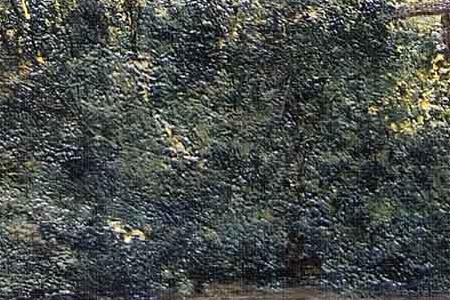 Фрагмент Мостик в лесу.1895.