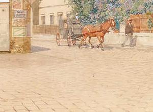 Фрагмент -motiv-aus-oberdobling-mit-bluhendem-flieder