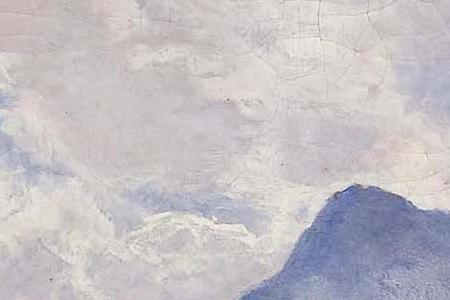 Фрагмент MOUNTAIN LANDSCAPE WITH COWS, 1888