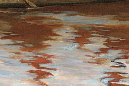 Фрагмент Mr Edward Lycett Green and the York and Ainsty Hounds on the Ferry at Newby