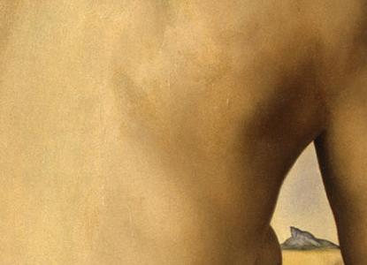 Фрагмент My Wife, Nude, Contemplating her own Flesh Becoming Stairs