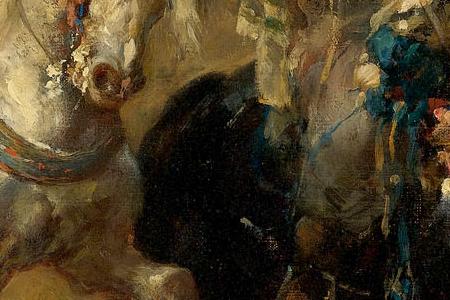 Фрагмент Наездники в походе