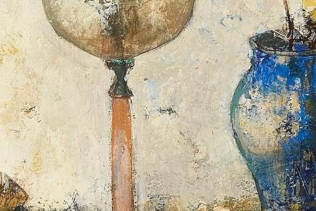 Фрагмент Nature morte au pot bleu