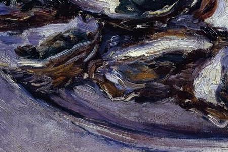 Фрагмент Nature morte aux hu tres