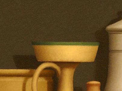 Фрагмент Натюрморт с бежевым чайником