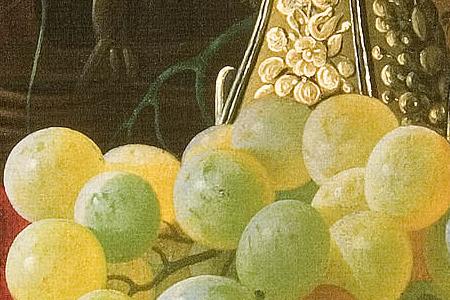 Фрагмент Натюрморт с клубникой.