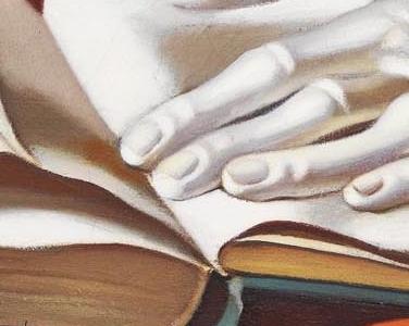 Фрагмент Натюрморт с книгой