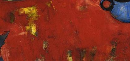 Фрагмент Натюрморт с розами и голубой чашкой