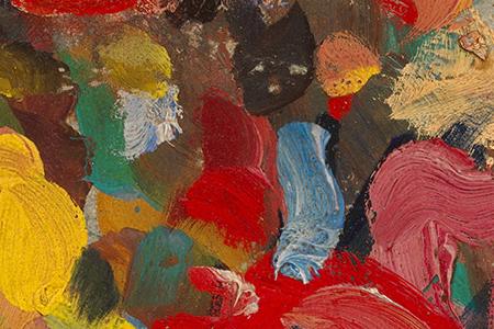 Фрагмент Натюрморт с цветами