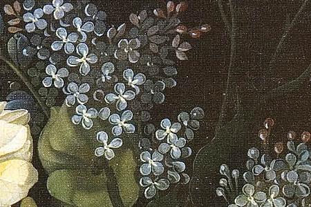 Фрагмент Натюрморт с цветами.