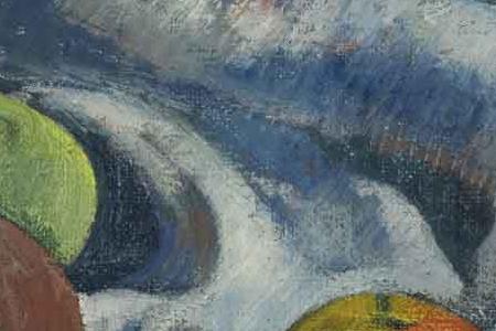 Фрагмент Натюрморт с яблоками