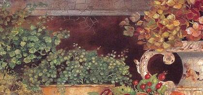 Фрагмент Натюрморт в сереневых тонах