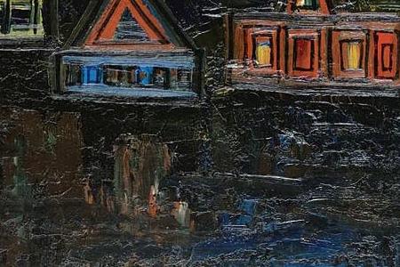 Фрагмент Наюрмор на темном столе